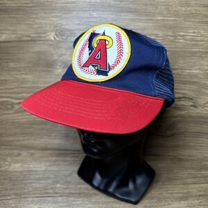 Vintage California Angels Coca Cola Hat Cap SnapBack Plain Logo MLB Annco